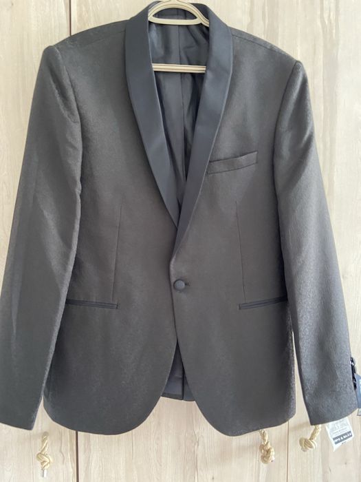 Cio& baxx 52 L czarna nowa z metką męska marynarka smoking ekskluzywna