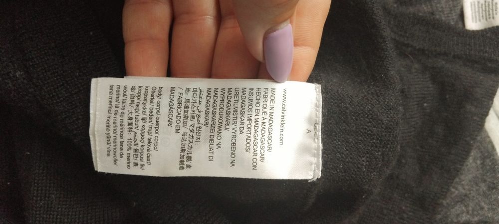 Sweter cienki Calvin Klein rozm. S