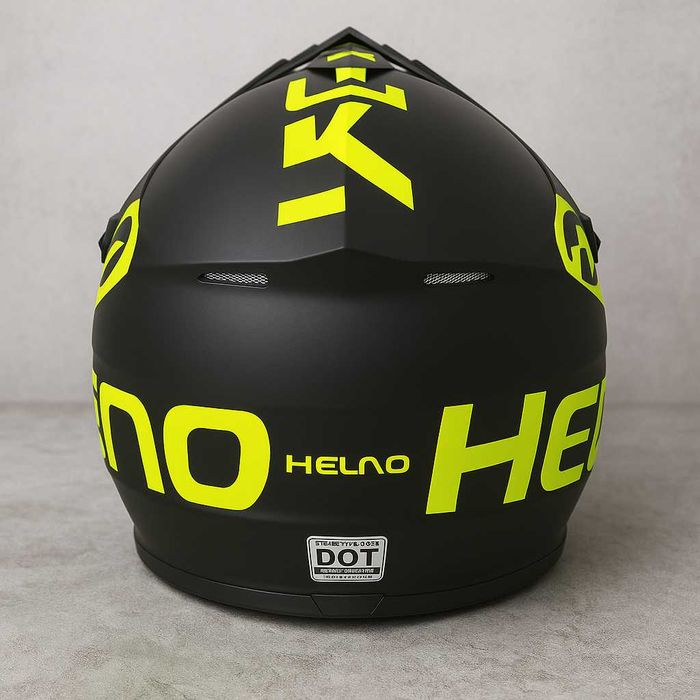 Мотошолом кросовий Enduro/Motocross HELNO M (57- 58 см)