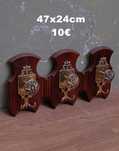 Bengaleiro de parede vintage antiguidade