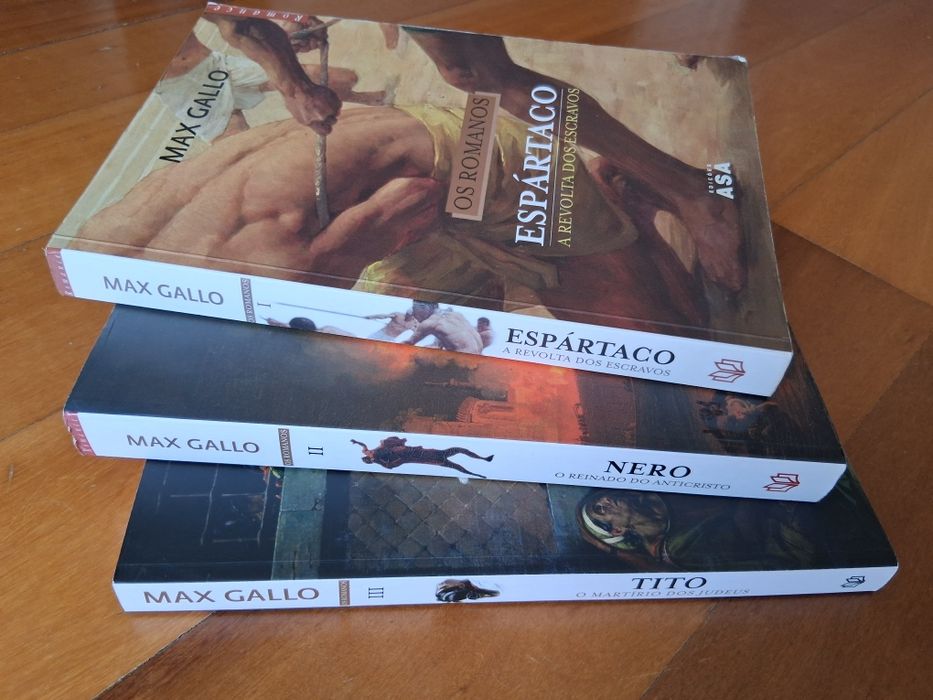 Max Gallo. Os Romanos, 3 livros
