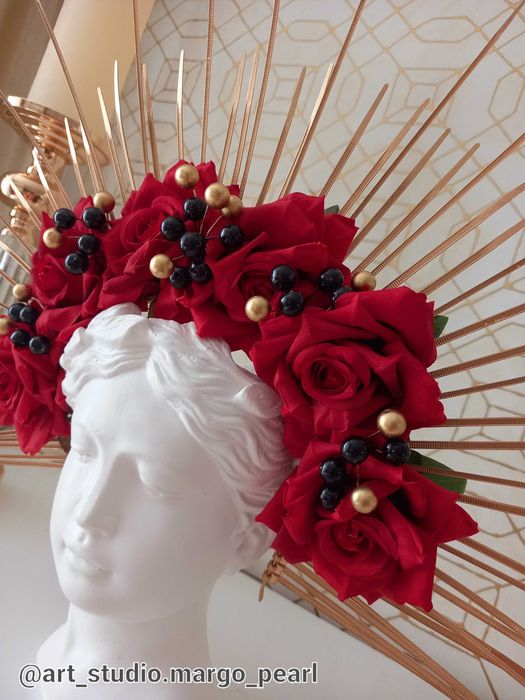 Вінок венок на голову Фріда Кало хэллоуин