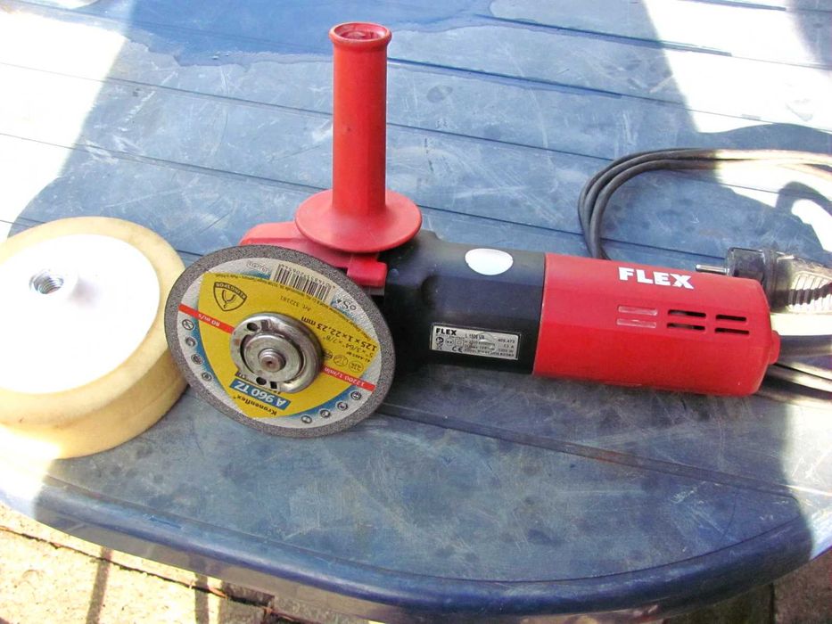 Szlifierka kątowa Flex L 1506 VR 1200W z regulacja obrotów - polerka