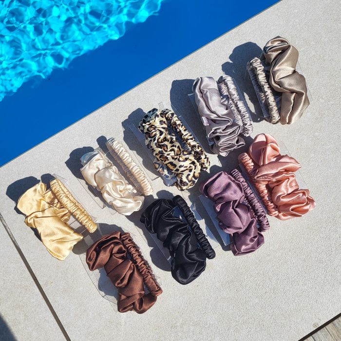 Резинка із натурального шовку, натуральний тутовий шовк