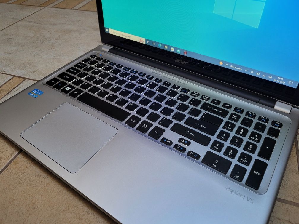Dotykowy laptop Acer- Intel i3, 6gb ram, dysk 500gb, Szybki! ,Ładny!