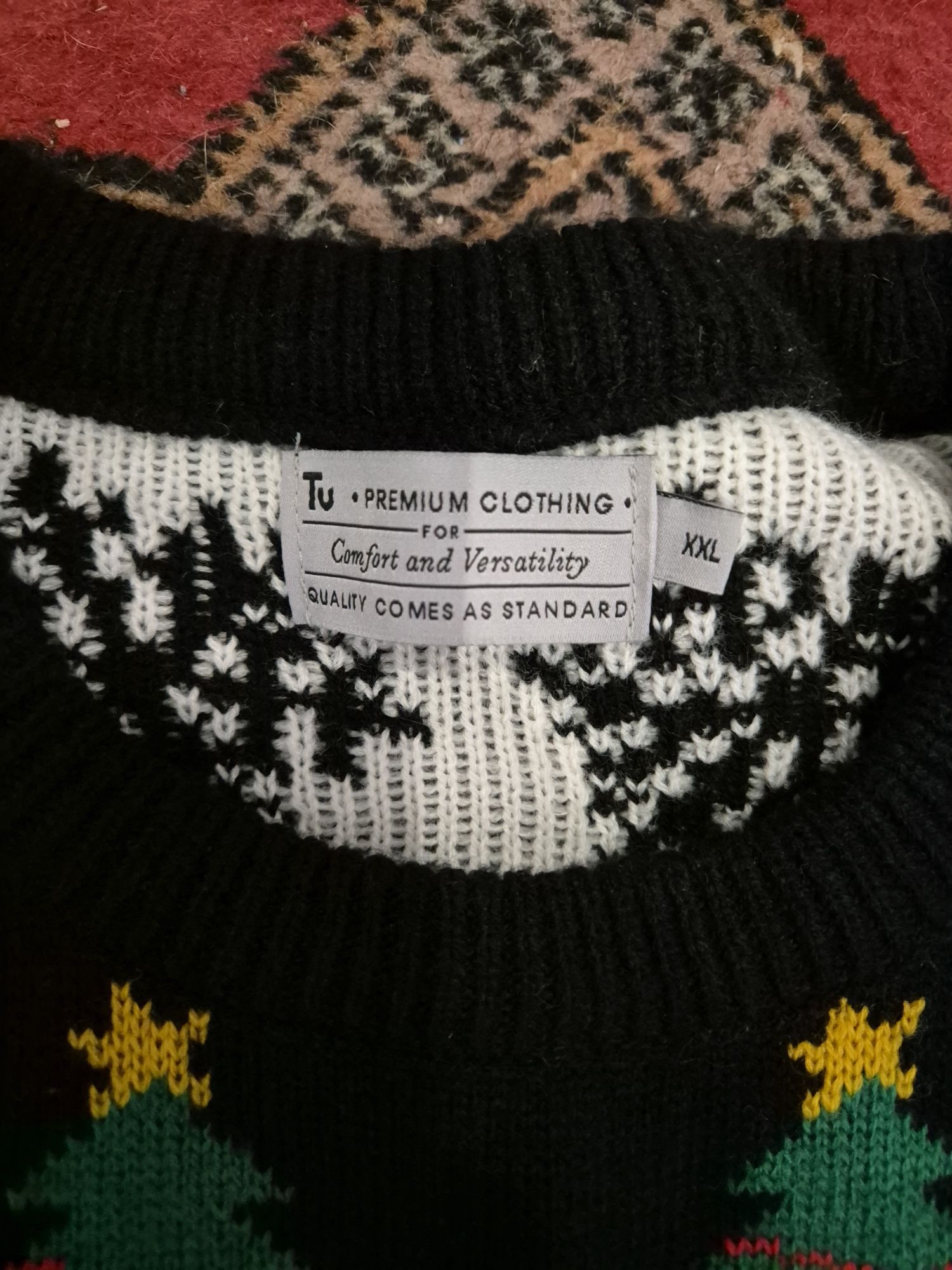 Sweter świąteczny XXL