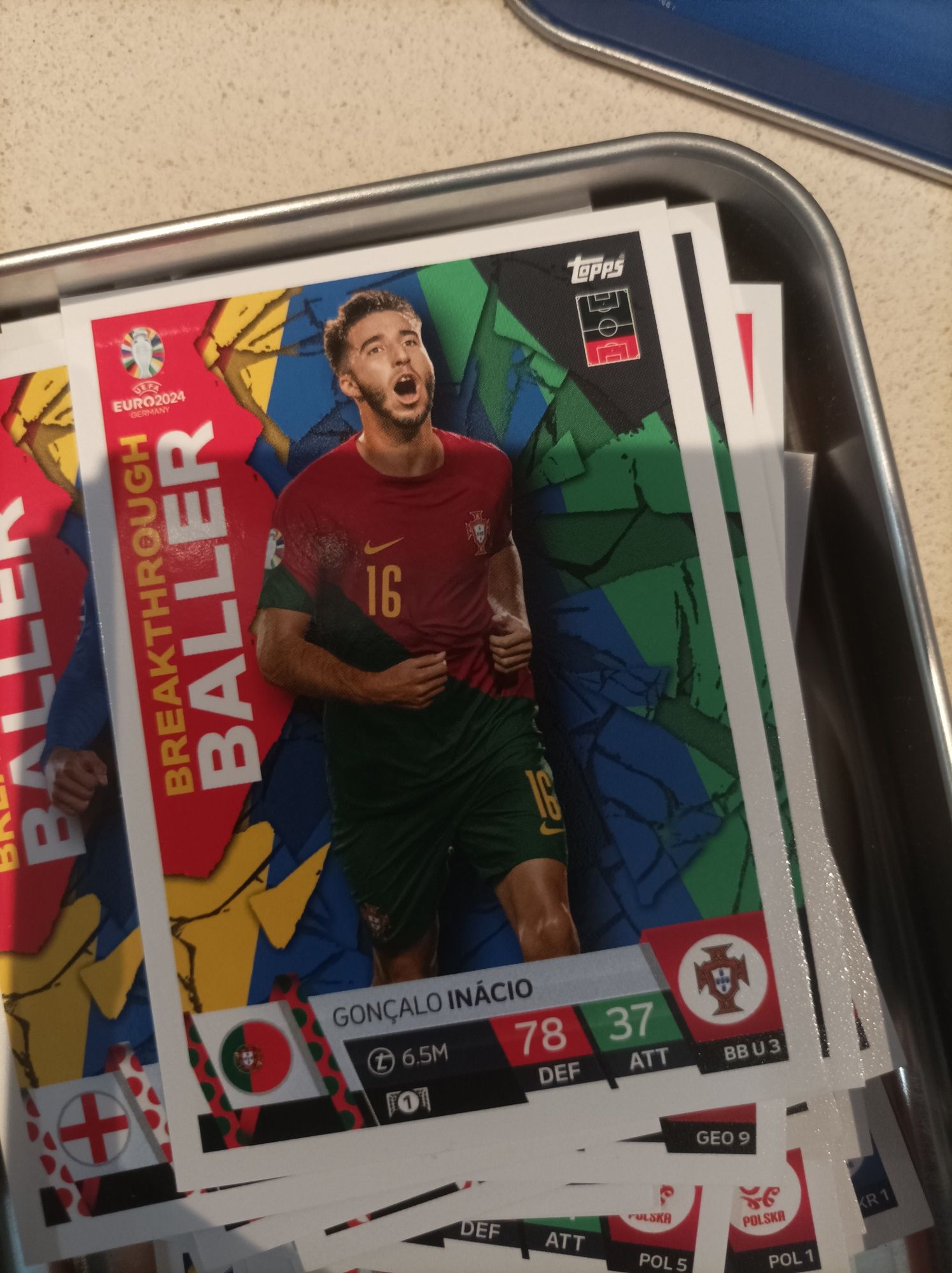 Cartas Topps Match Attax UEFA Germany 2024