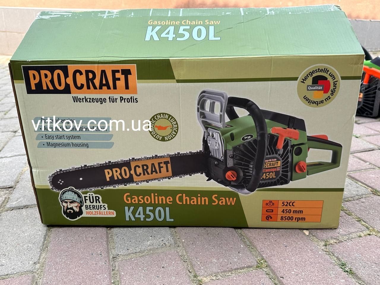 Бензопила Procraft K450L