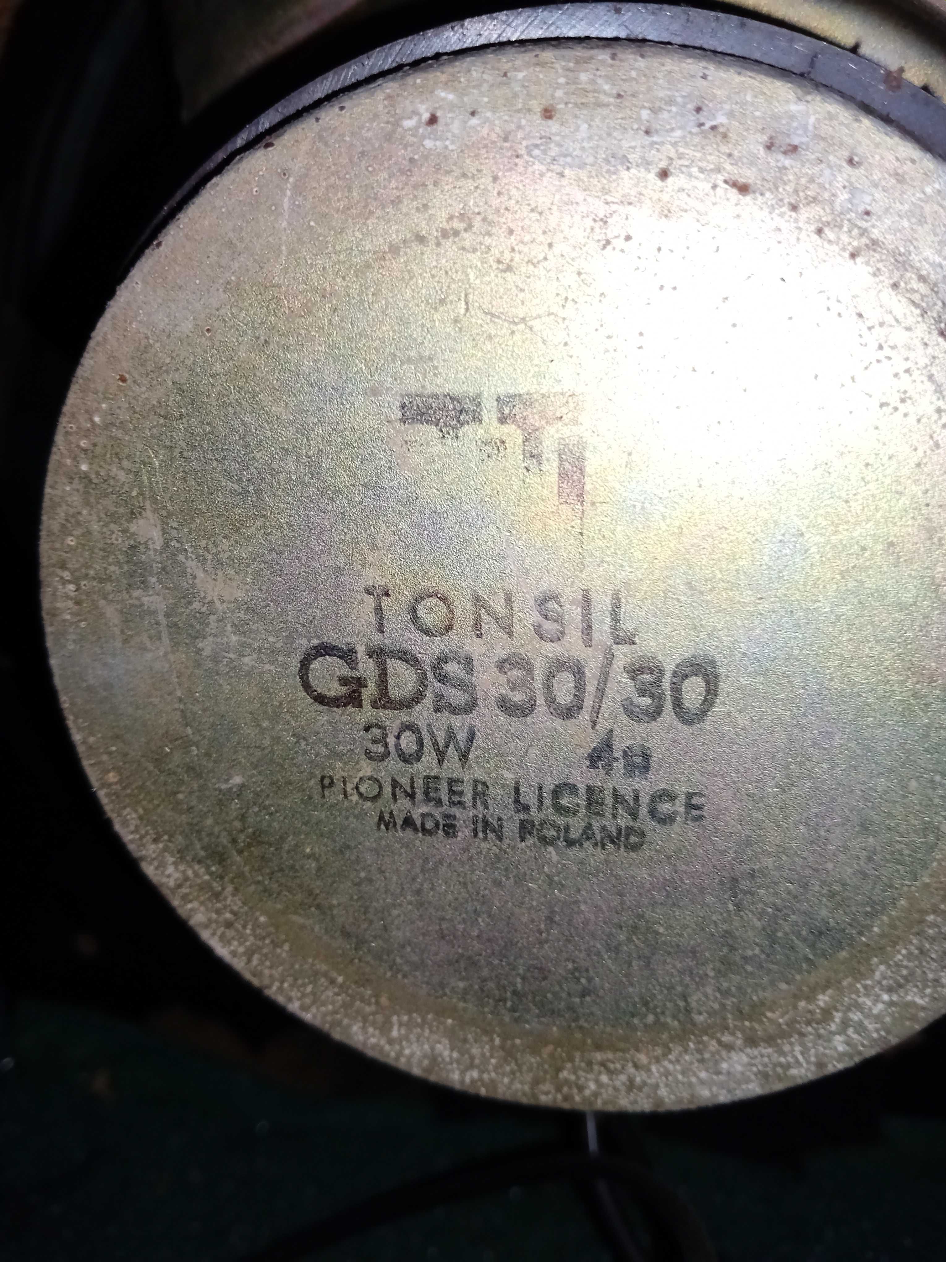 Kolumny głośniki tonsil 30cm wzmacniacz amplituner subwoofer głośnik