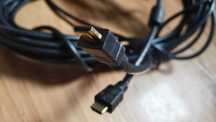 HDMI Kabel 15m D-sub SVGA 3m hama Grube ekranowane filtry