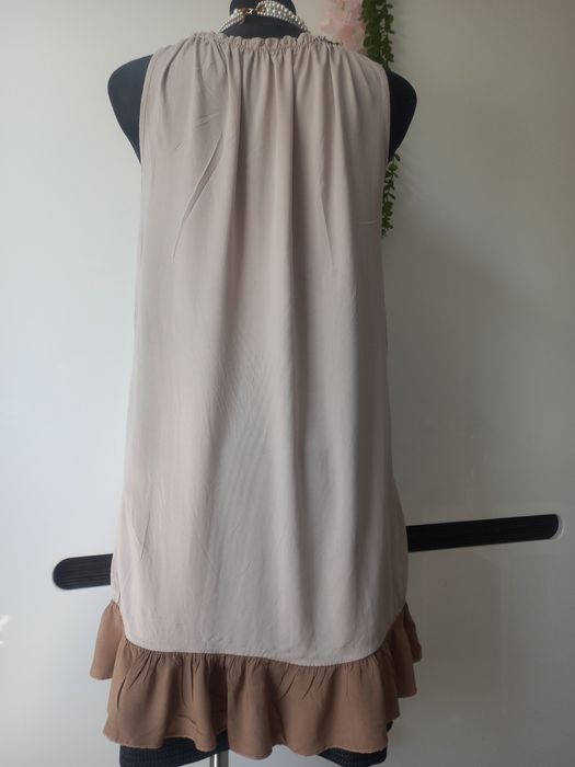 Sukienka bez rękawów etno boho Made in Italy roz S 36