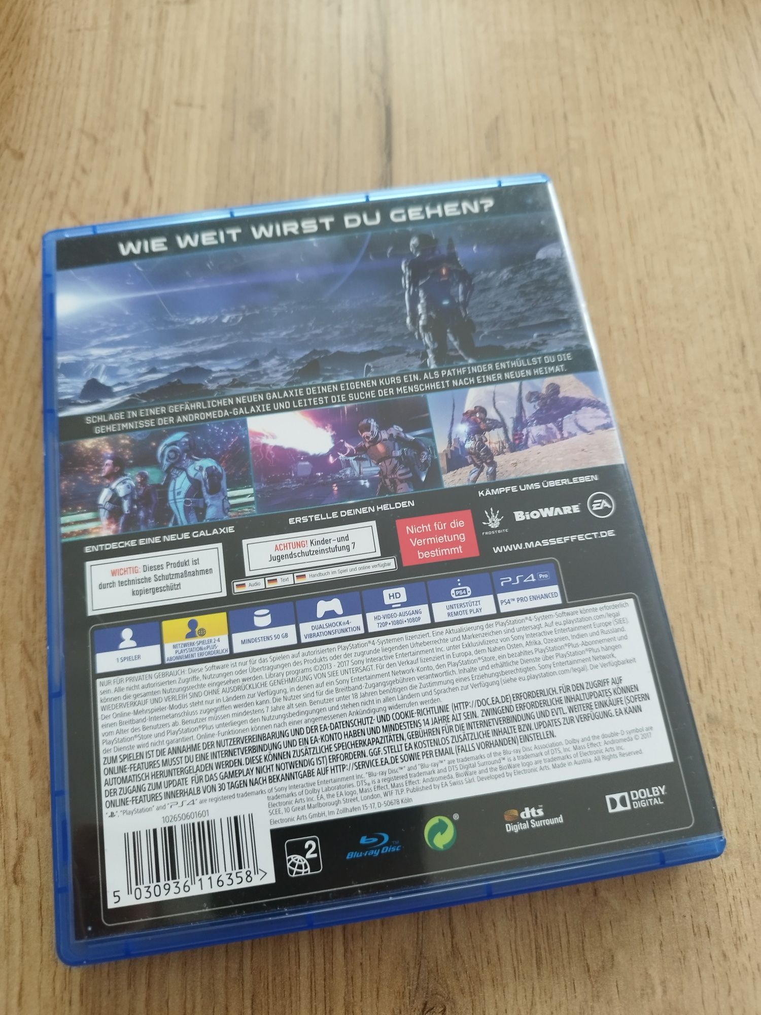 Mass Effect Andromeda PlayStation 4