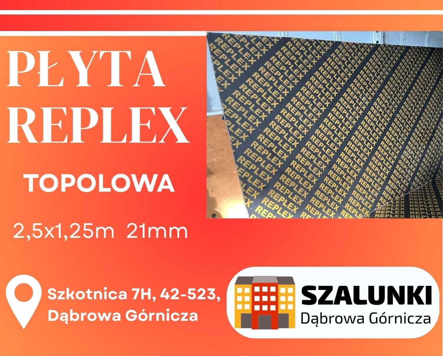 Płyty czarne topolowe sklejka szalunki strop doka doki Peri