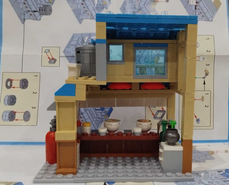 Лего совместимый конструктор японское кафе