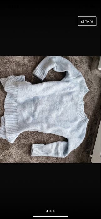 Sweter niebieski