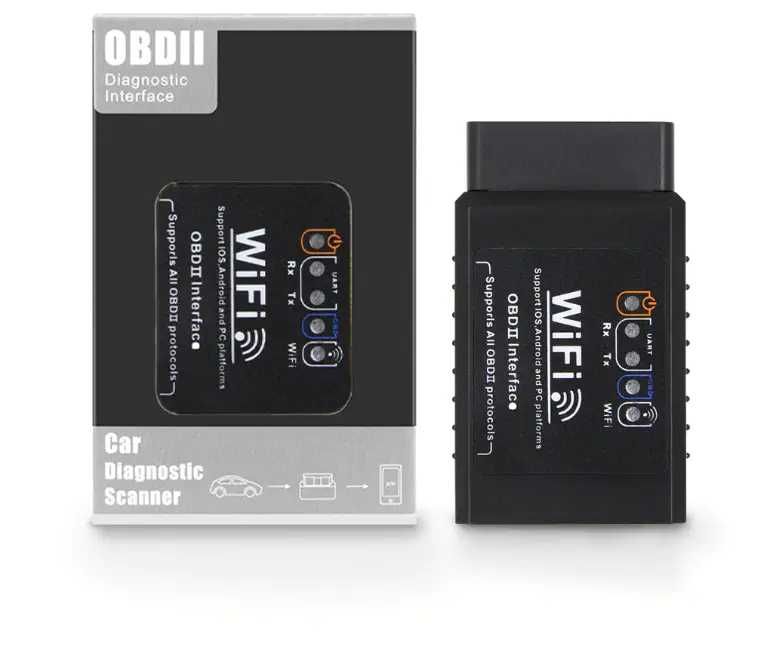 Автосканер OBD2 ELM327 Wi-Fi v1.5 для Apple iOS та Android