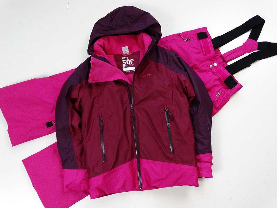 Kurtka Narciarska + Spodnie Narciarskie Wedze 12 Lat Dziewczynka