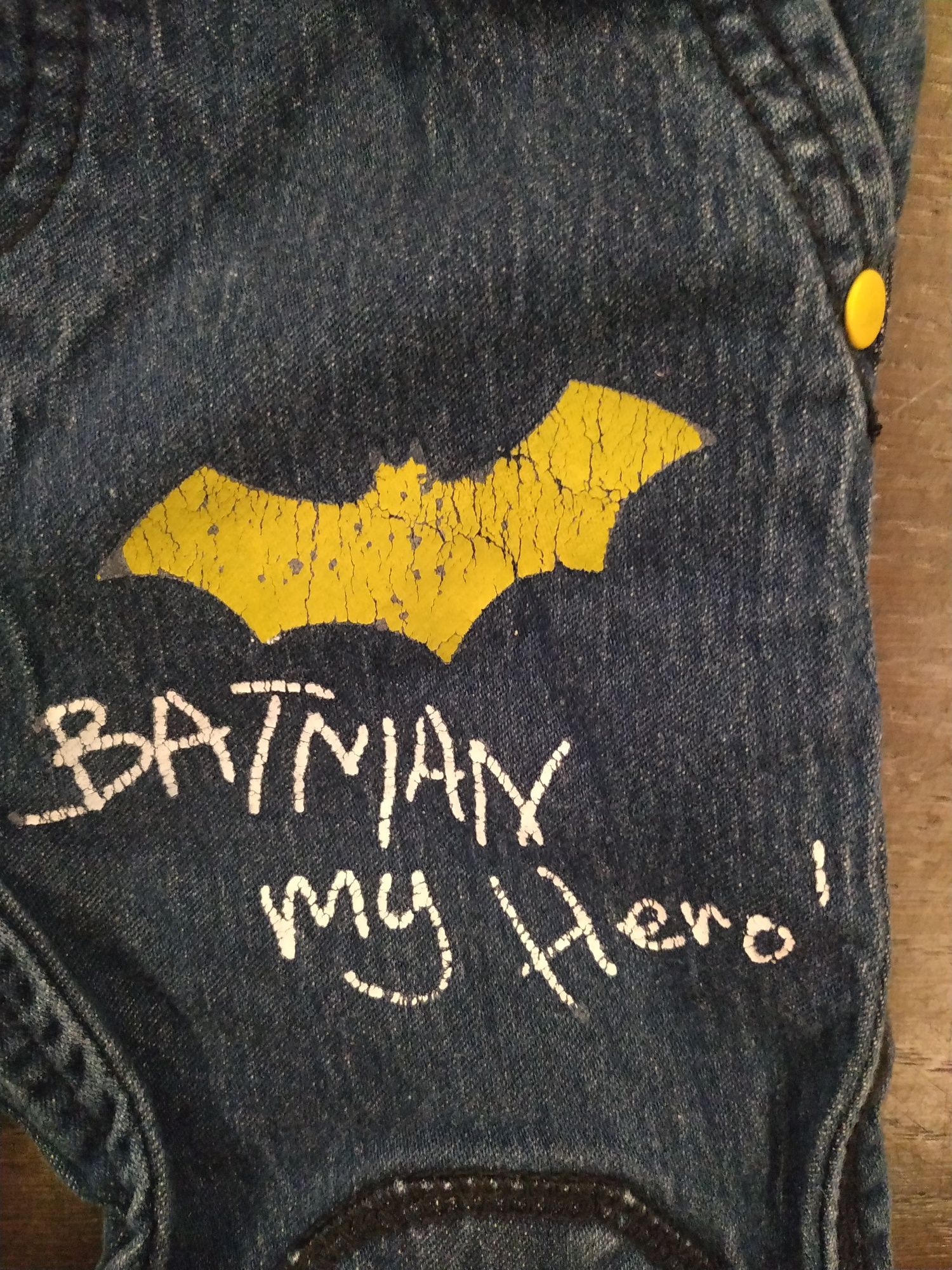 spodnie jeansowe Batman rozmiar 80