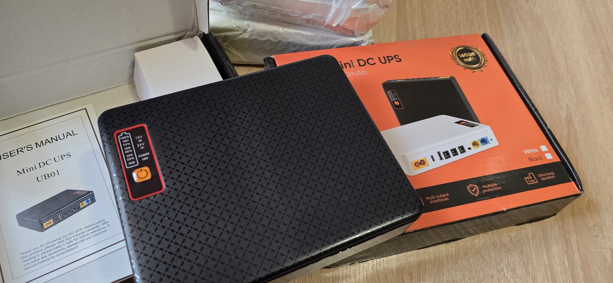 Безперебійник для роутерів DC UPS 18W на 16000 mAh. Знижка!!