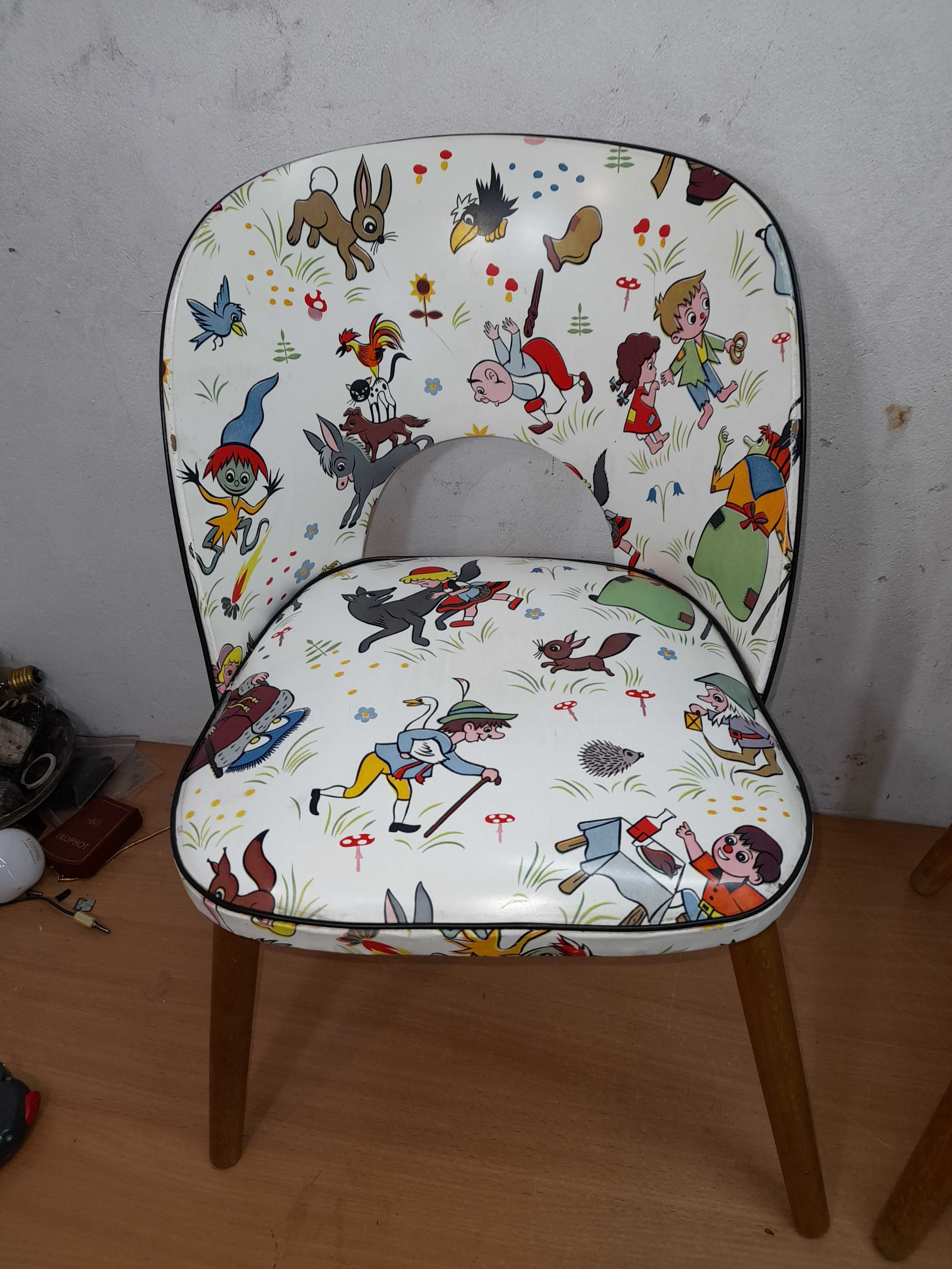 krzesełka dziecięce PRL