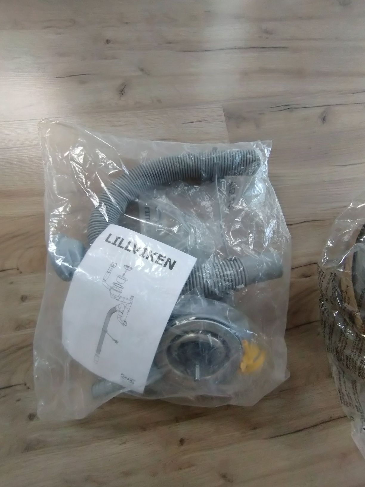 Zlew nowy  Ikea Boholmen i syfon LILLVIKEN