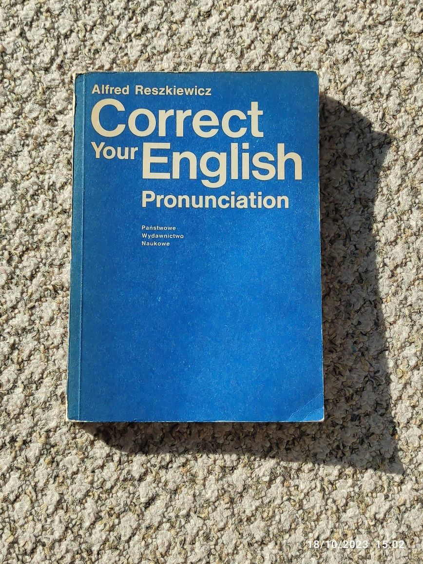 Correct your English Pronunciation, państwowe wydawnictwo naukowe