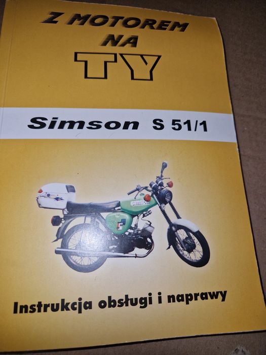 Instrukcja obsługi katalog części rama silnik Simson s51