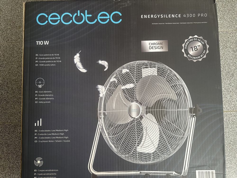 Ventilador Cecotec Industrial EnergySilence 4300 Pro. 110 W,