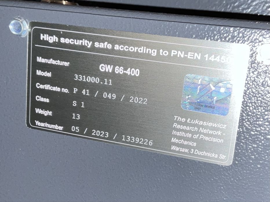 SEJF KLASA S-1 33100.11