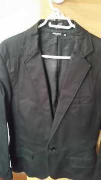 Blazer preto morato e casaco massimu dutti