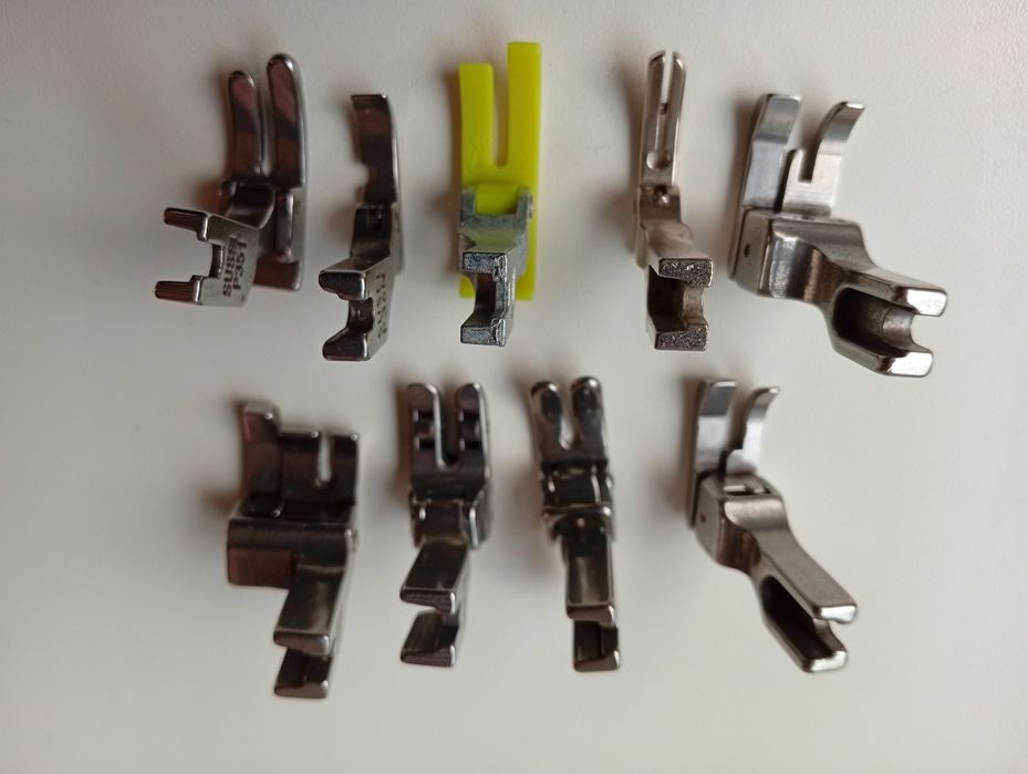 Лапки для промислової швейної машинки. Ціна за 9 шт.