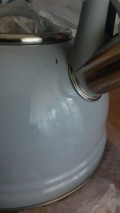 Czajnik SMUKEE ze stali nierdzewnej 2l szary NOWY z ryską