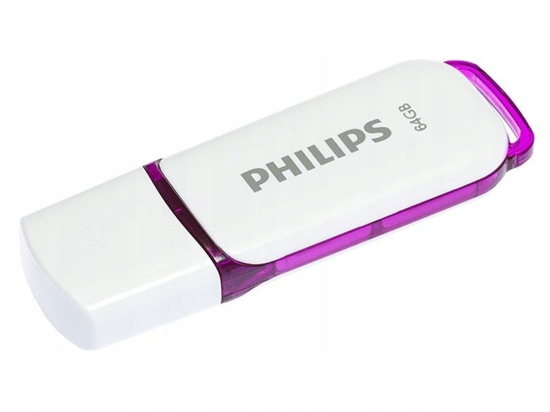 pendrive philips fm64fd70b 64 gb pamięć masowa biały