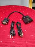 Adapter VGA na HDMI D-sub do komputera PC Laptopa Monitora Telewizora