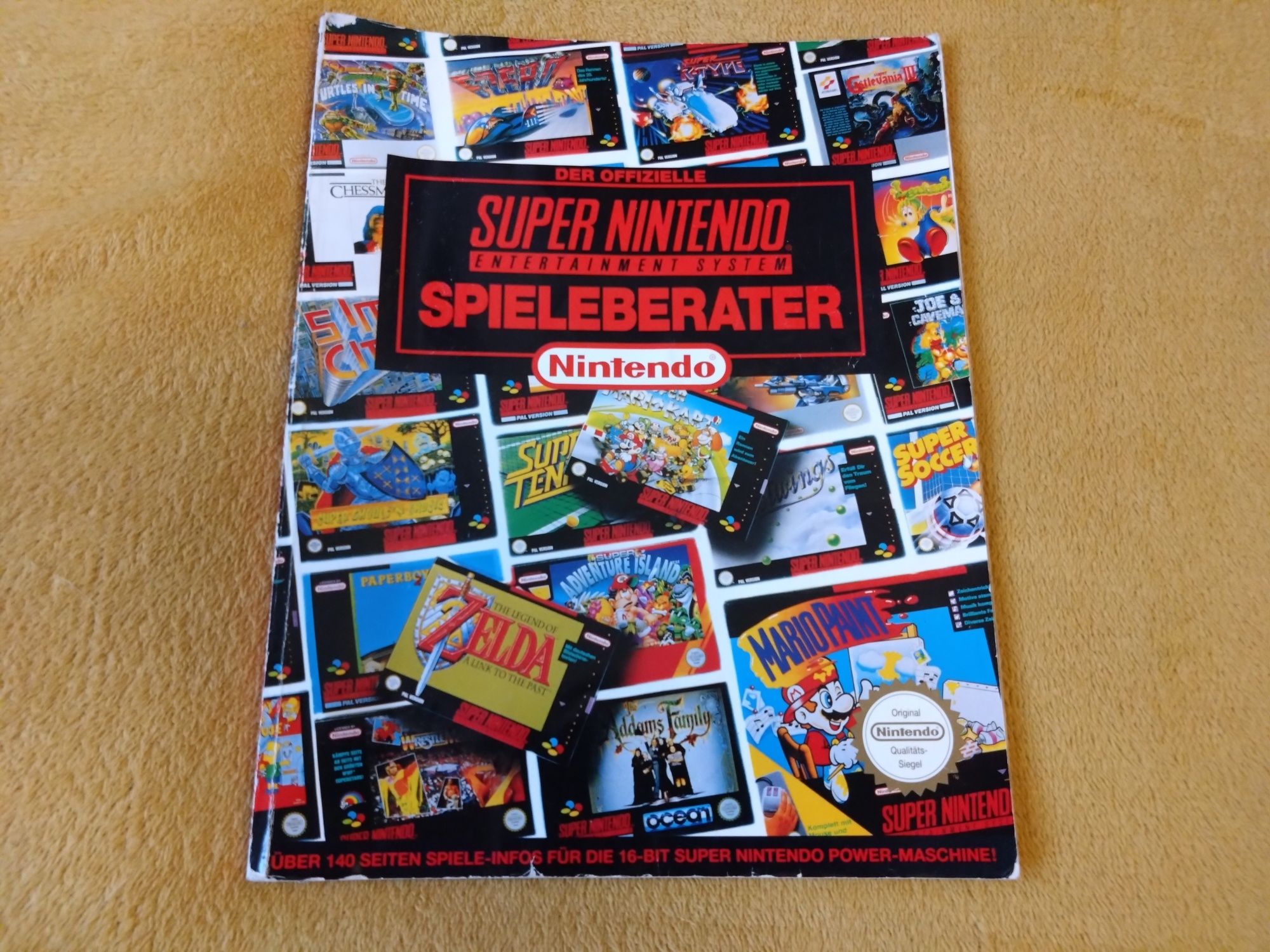 Kolekcjonerski katalog Super Nintendo Spieleberater 1992