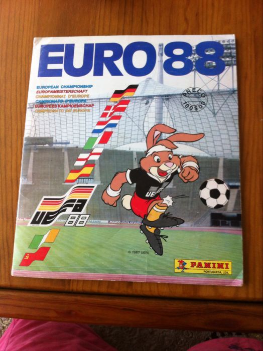 caderneta euro 88 completa