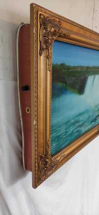 Stary obraz ruchomy głos wodospad Niagara