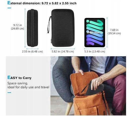 ProCase Organizer na akcesoria elektroniczne, torba podróżna