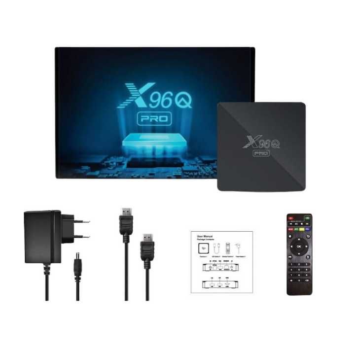 [NOVO] Box X96Q PRO H313 2GB/16GB Android 10 - Android TV