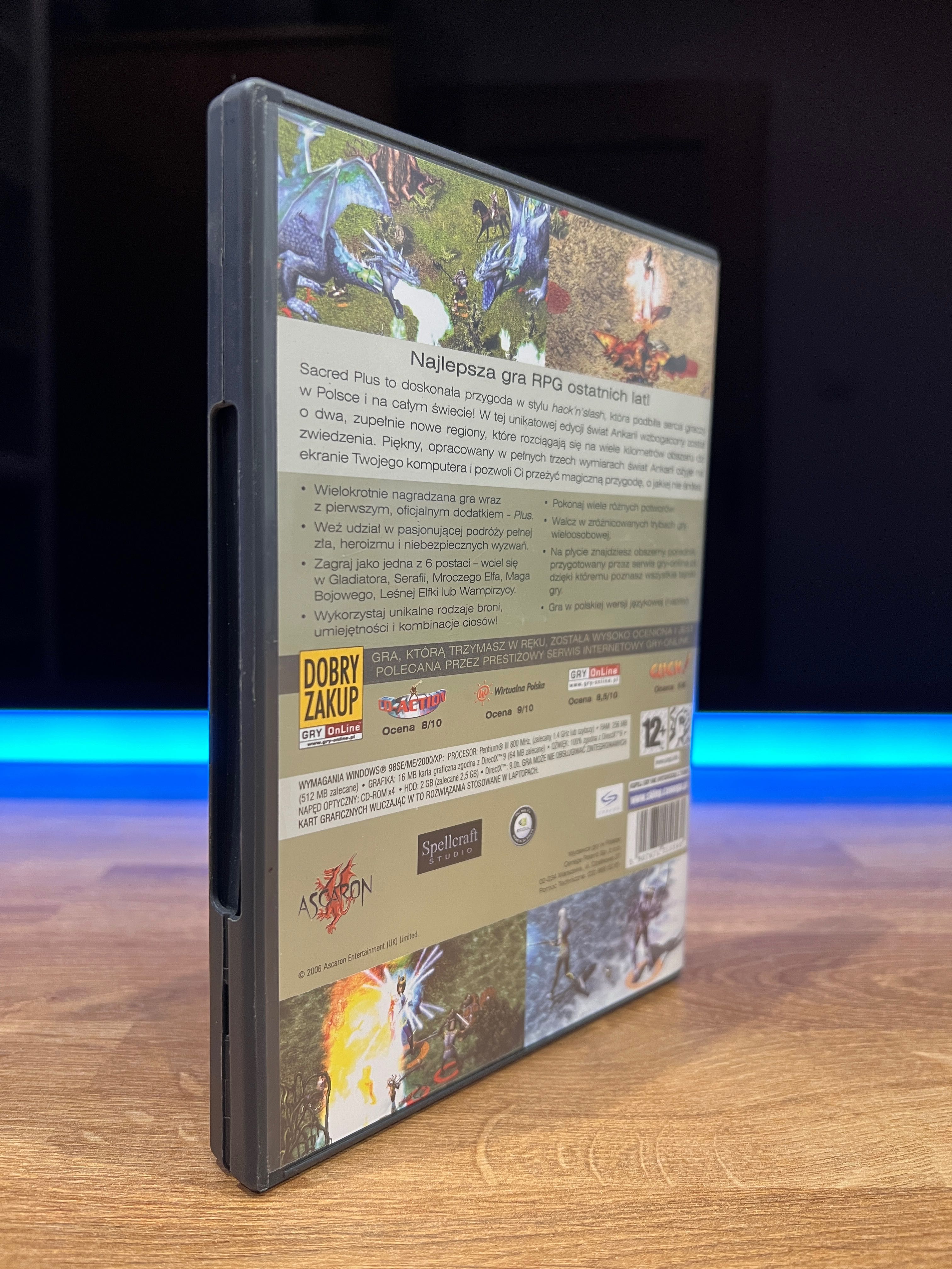 Sacred Plus (PC PL 2006) DVD BOX polskie wydanie Kolekcja Klasyki