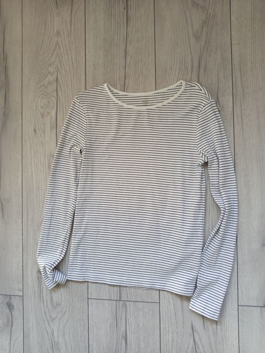 Bluzka Dziewczęca Paski H&M Długi Rękaw