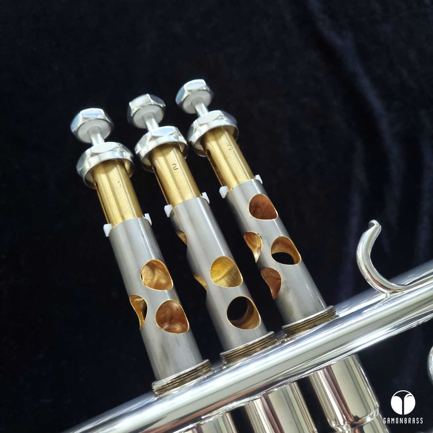 Trąbka Schilke B1-B Beryllium bell ustnik futerał akcesoria gamonbrass