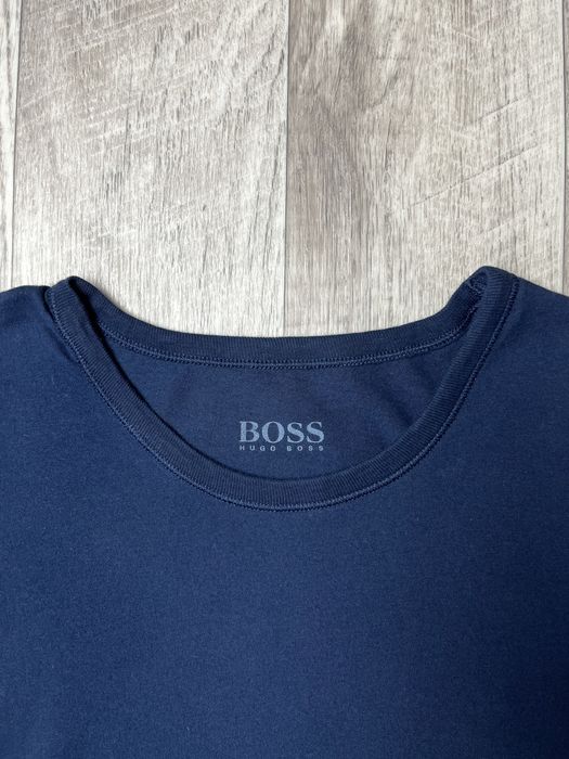 Футболка Hugo Boss размер М оригинал мужская синяя хлопок хуго босс
