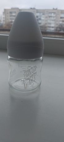 Пляшечка бутилочка скляна Suavinex на 125 мл