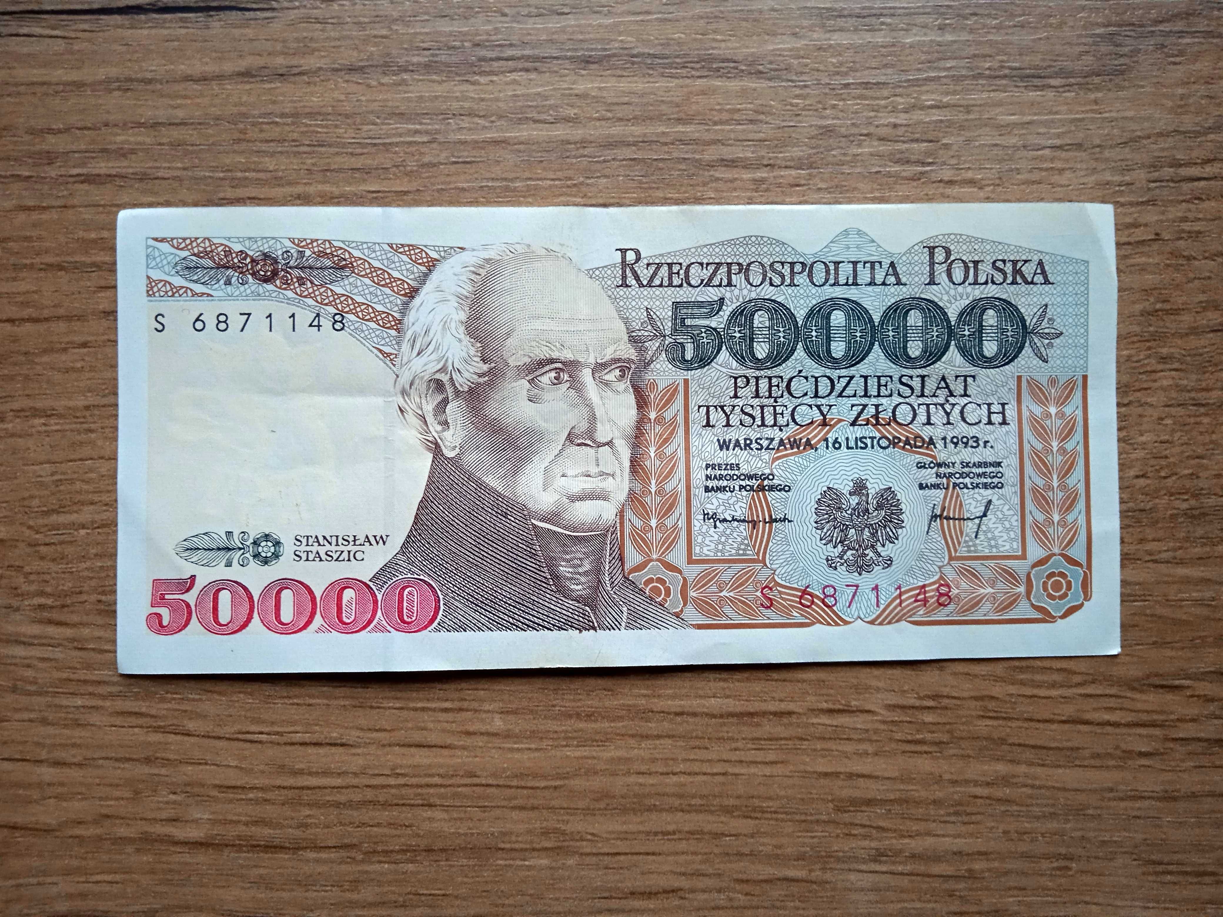 50000 zł  1993   - S -