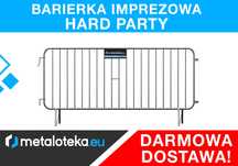 Ogrodzenia barierka tymczasowa bariera koncertowa na imprezę HARDPARTY