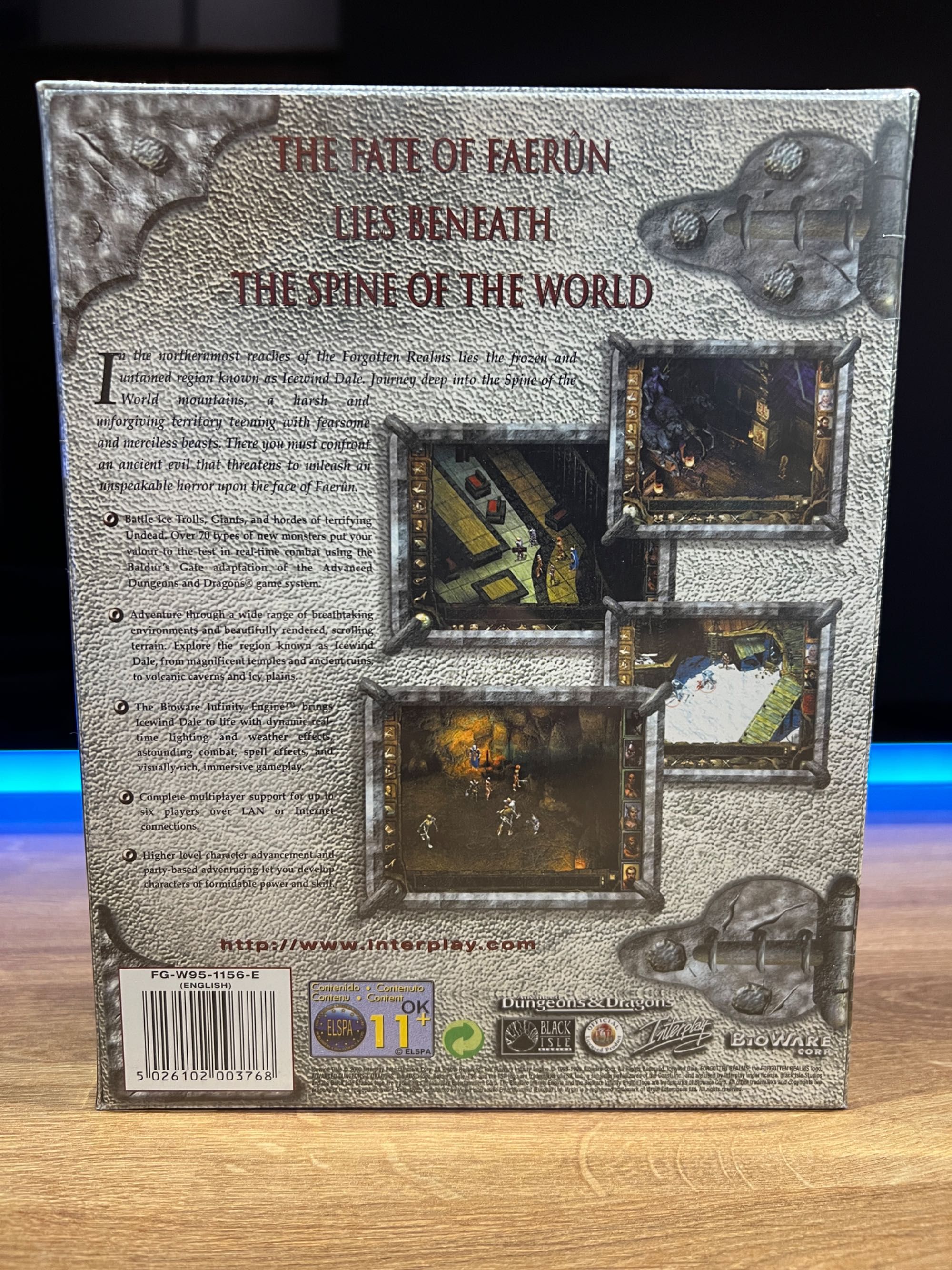 Icewind Dale 1 NOWY FOLIA (PC EN 2000) BIG BOX premierowe wydanie