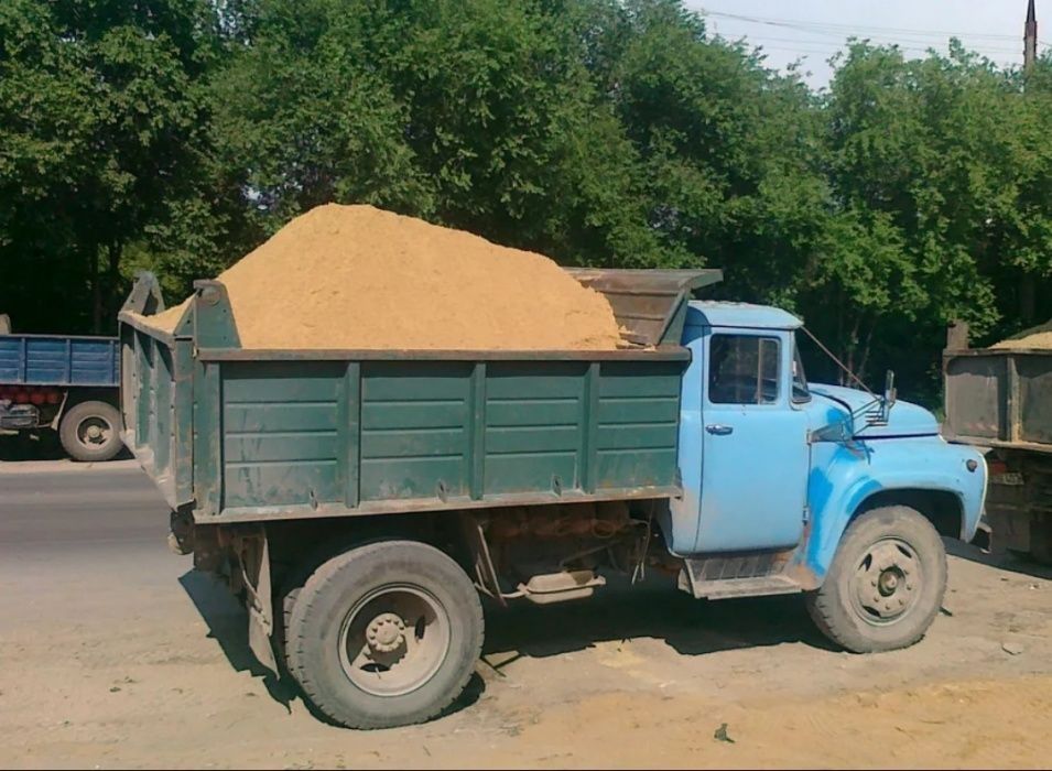 Песок строительный, щебень, отсев, Вывоз мусора.