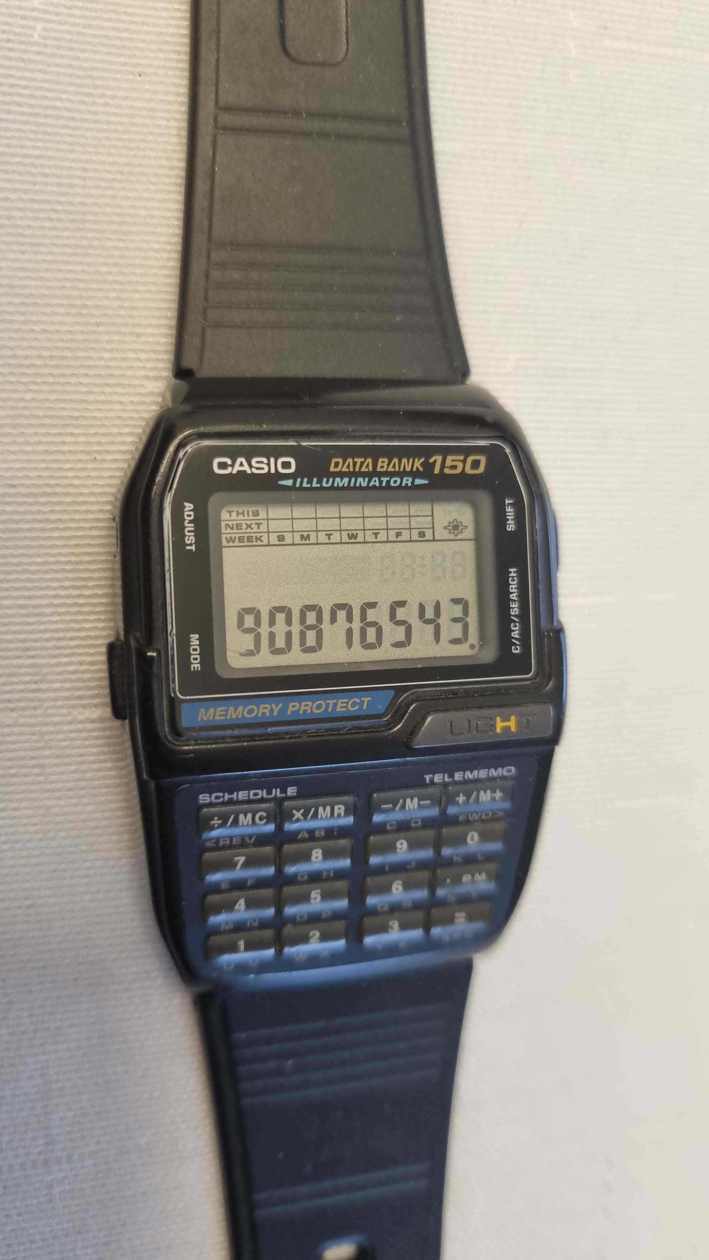 Zegarek Casio DBC-150, Vintage, z lat 90 ubiegłego wieku.