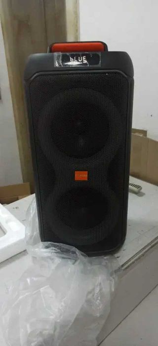 Колонка 240w rgb чорна портативна потужна блютуз колонка